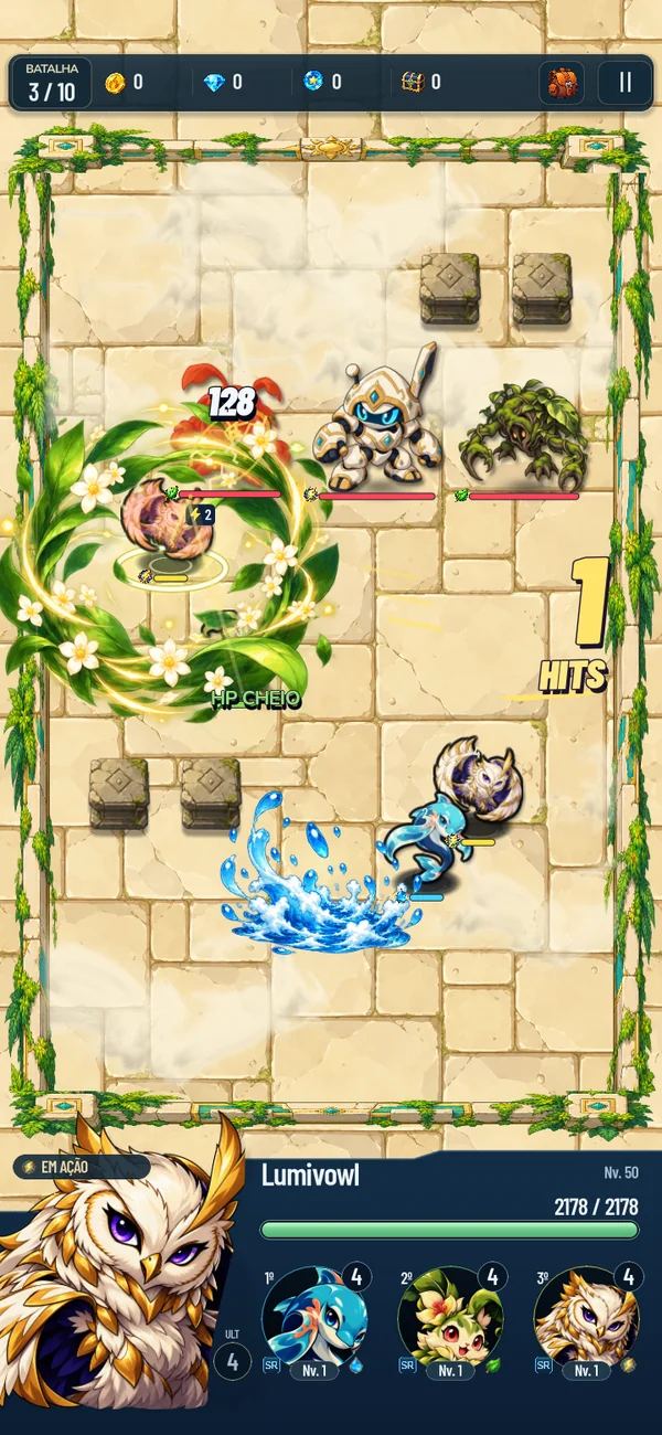Combate real do FlickBeasts